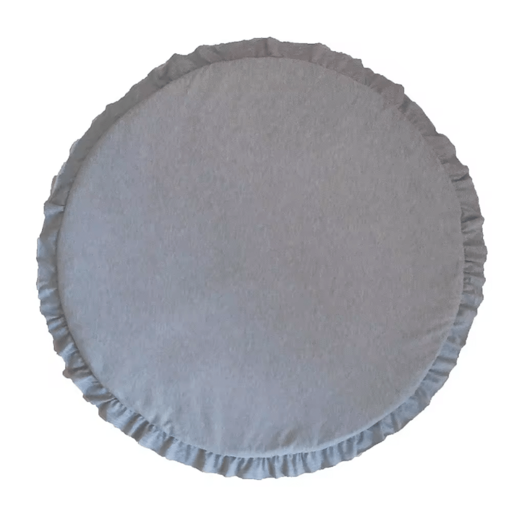 Round Cotton Play Tent Mat, Soft Nordic - Style Cushion for Kids’ Rooms - Babies Mall
