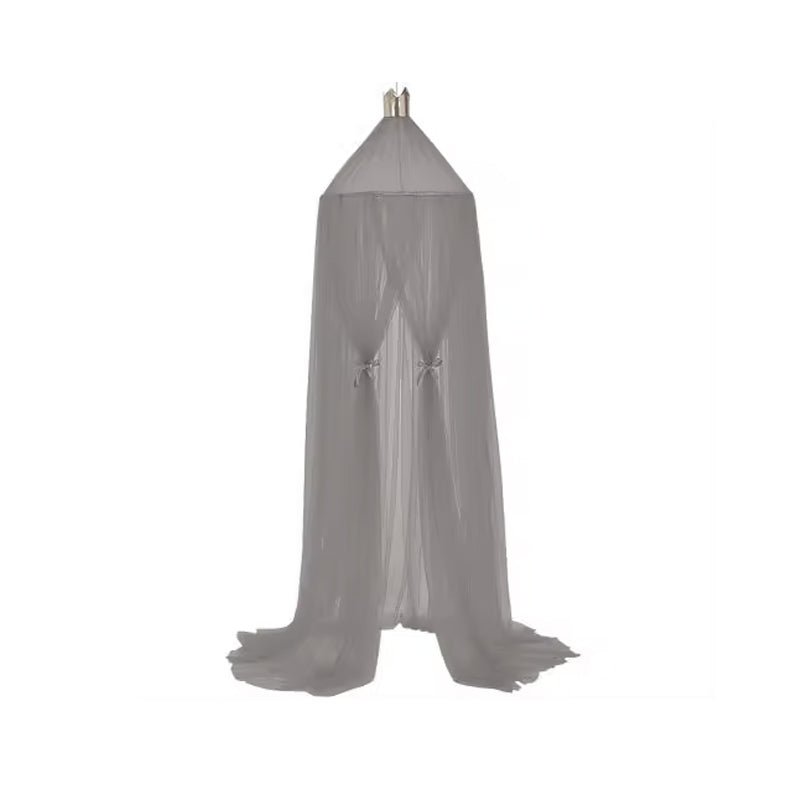 Round Crib Canopy with Dome Top, Mesh Curtain for Baby Nursery Decor - Babies Mall