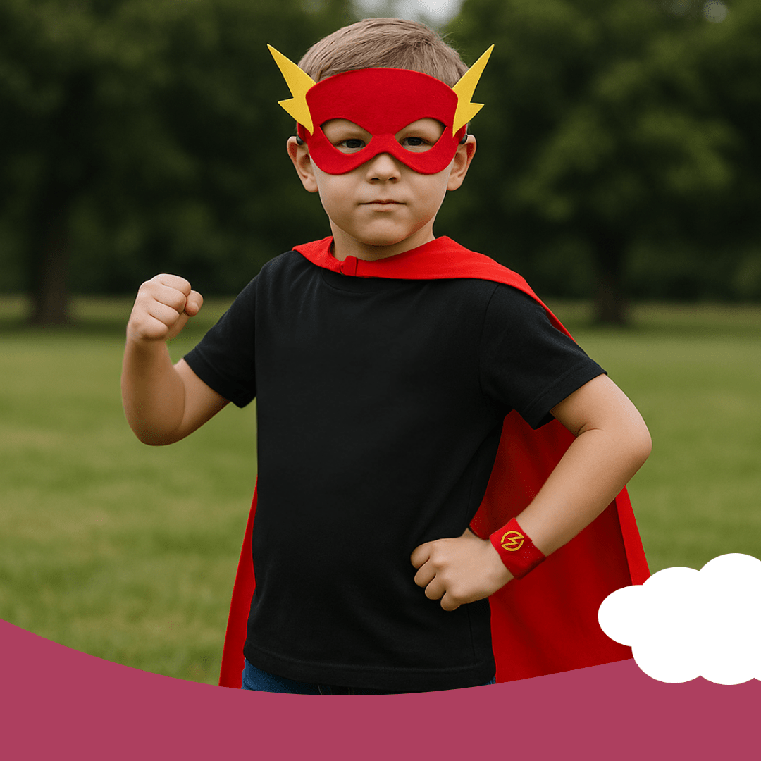 Set of 8 Superhero Capes and Matching Masks for Kids - Babies Mall