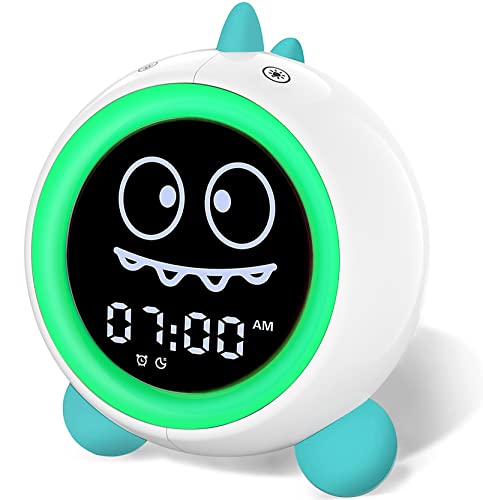 Toddler Sleep Training Clock with Night Light, Sounds & Wake Indicator - Babies Mall