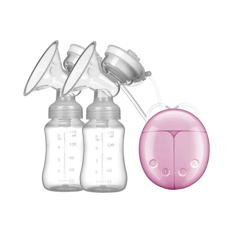 USB Electric Double Breast Pump 3 Colors, Low Noise, Portable - Babies Mall