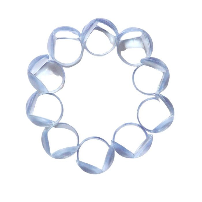 10 - Pack Flexible BPA - Free Corner Protectors for Furniture & Tables - Babies Mall