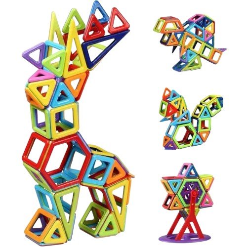 100 - Piece Magnetic Building Set for Kids - Babies Mall