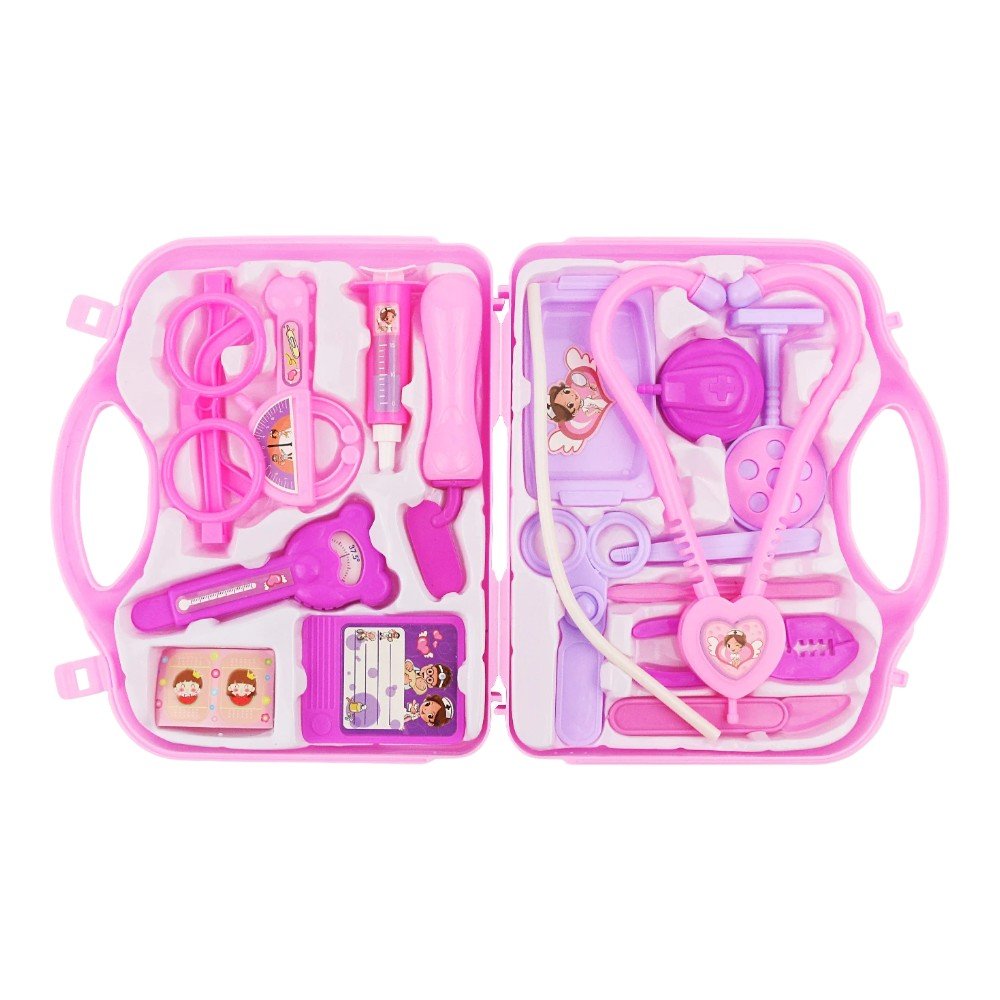 15 PCS Doctor Playset for Kids with Stethoscope Ages 3 - 8 - Babies Mall