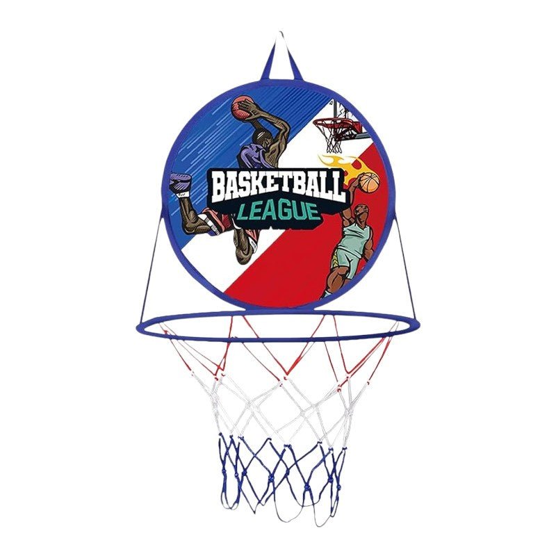 2 - in - 1 Basketball Hoop & Dartboard – Portable, Foldable & Durable - Babies Mall