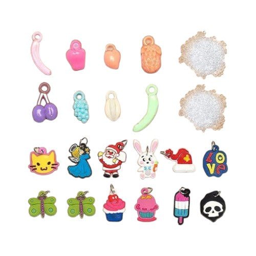 2400pcs Colorful Loom Bands Kit with Charms, Beads, Clips & Organizer - Babies Mall