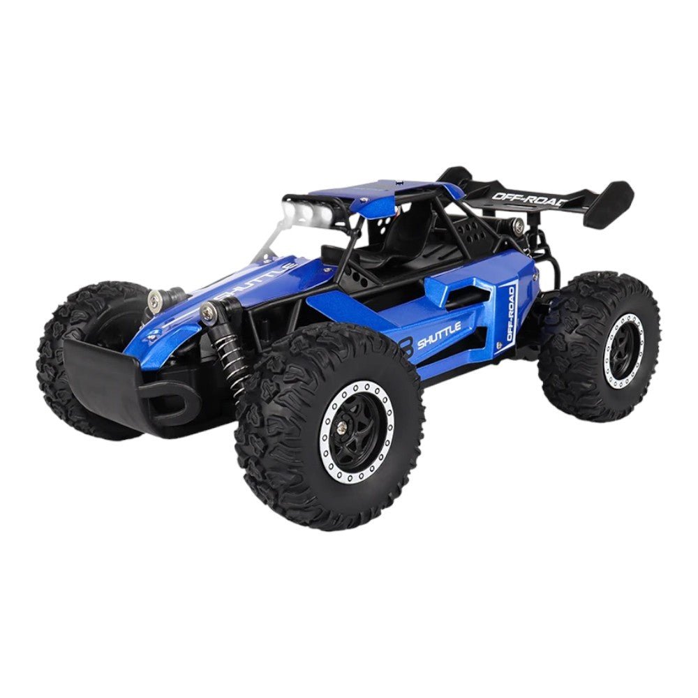 2.4GHz RC Monster Truck – LED Lights, 12.4 mph, 2WD - Babies Mall