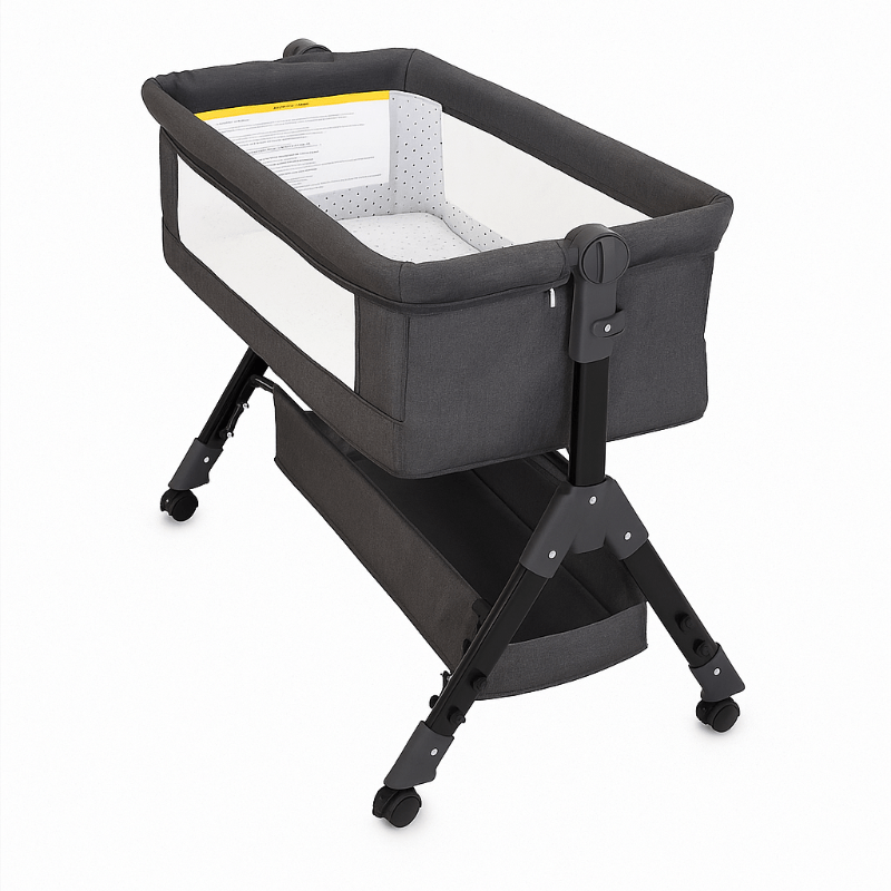 3 - in - 1 Baby Bassinet with Adjustable Height, Bedside Sleeper and Rocking Cradle - Babies Mall
