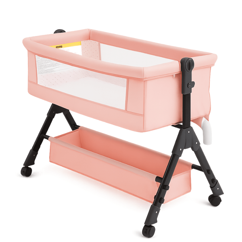 3 - in - 1 Baby Bassinet with Adjustable Height, Bedside Sleeper and Rocking Cradle - Babies Mall