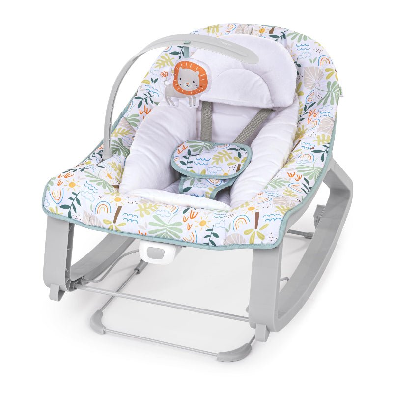 3 - in - 1 Baby Bouncer, Rocker & Toddler Seat with Vibration and Toy - Babies Mall