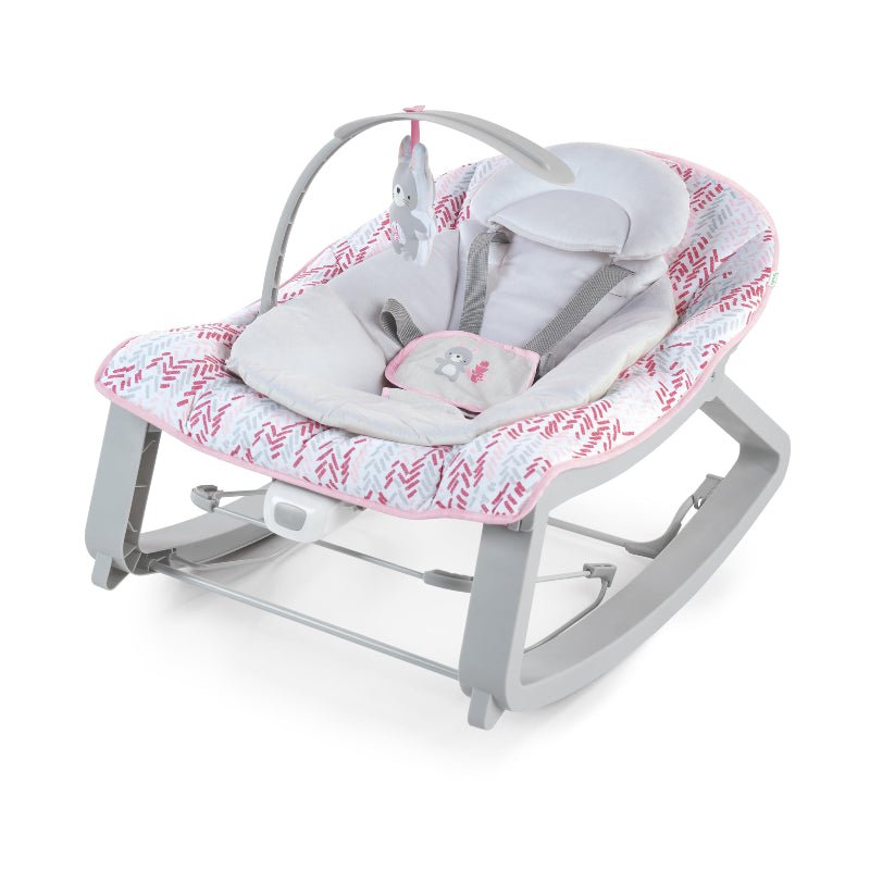 3 - in - 1 Baby Bouncer, Rocker & Toddler Seat with Vibration and Toy - Babies Mall