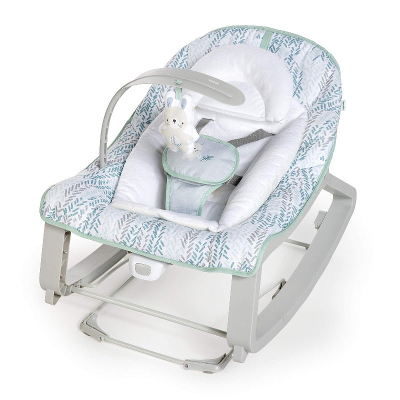3 - in - 1 Baby Bouncer, Rocker & Toddler Seat with Vibration and Toy - Babies Mall