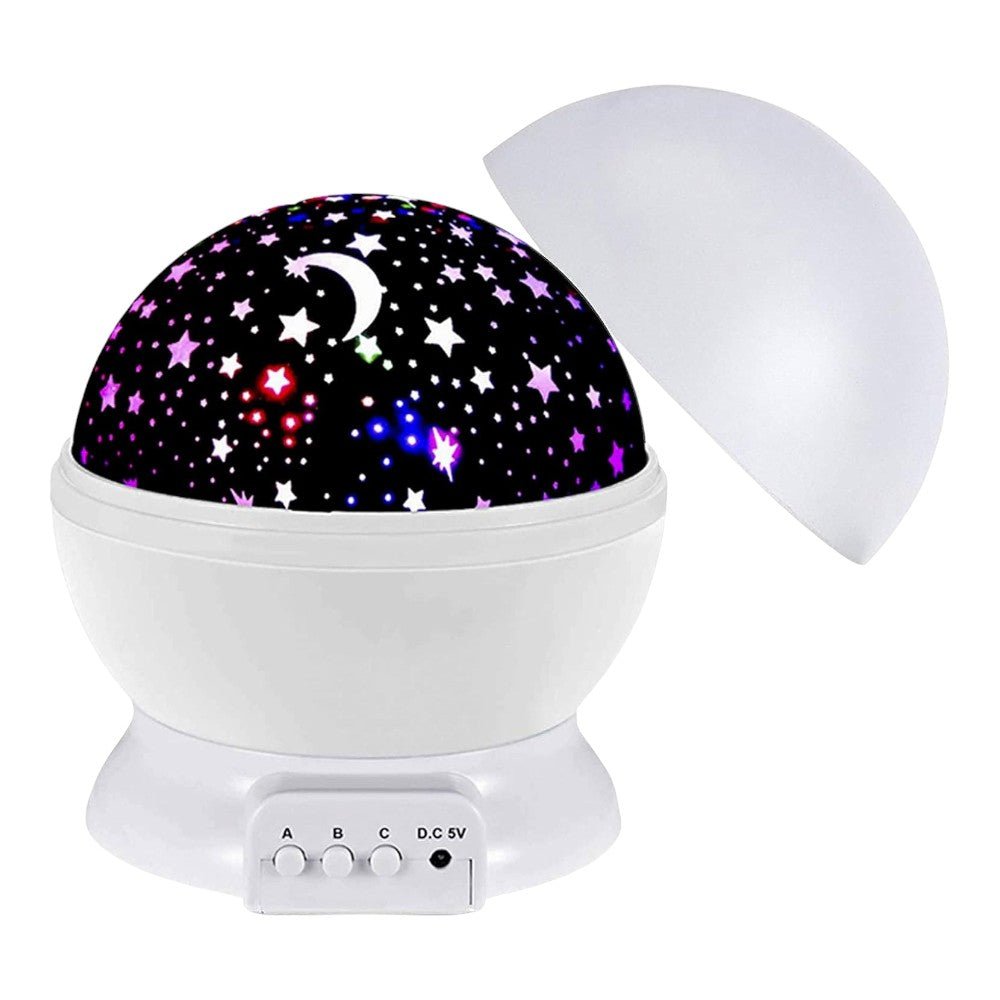 360° Rotating Star Projector Night Light for Kids with USB Power - Babies Mall