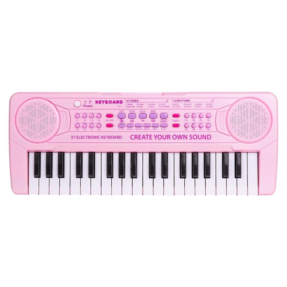 37 - Key Kids Electronic Piano Portable Music Keyboard Rhythms & Sounds - Babies Mall