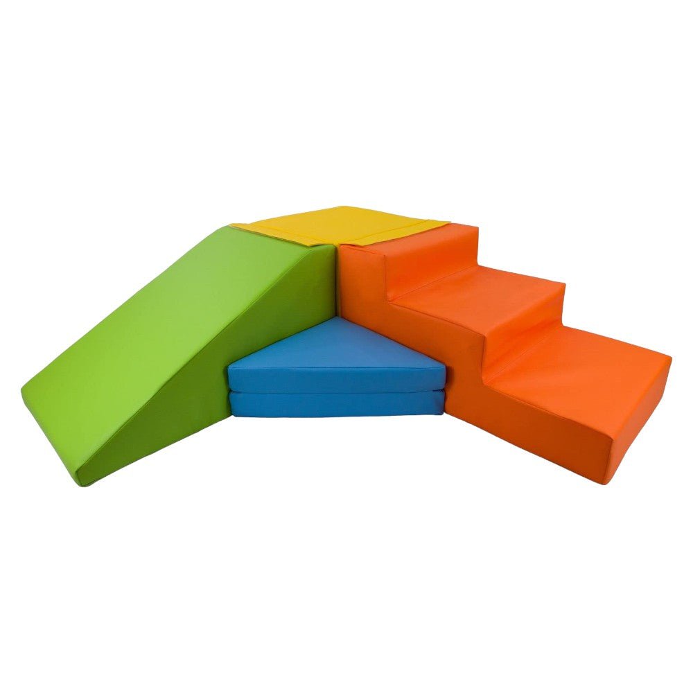 4 Foam Play Block Set Soft, Stackable, and Durable for Kids - Babies Mall