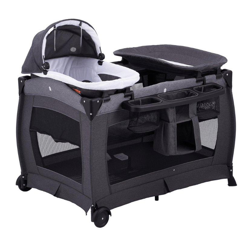 4 in 1 Baby Playard with Mesh Sides and Portable Carrying Bag - Babies Mall