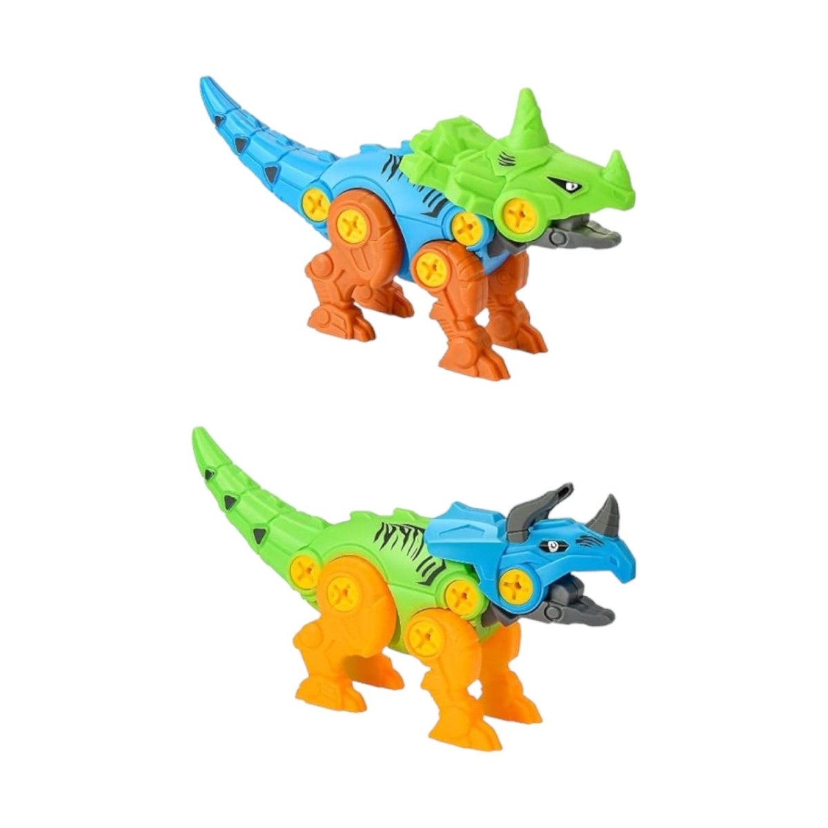 4 - Pack Dinosaur Construction Toy Set with Screwdriver & Tools - Babies Mall