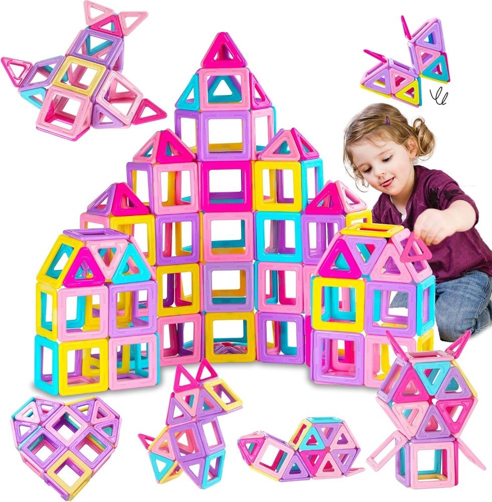 48pcs Magnetic Building Blocks Toy for Kids Educational Playset - Babies Mall