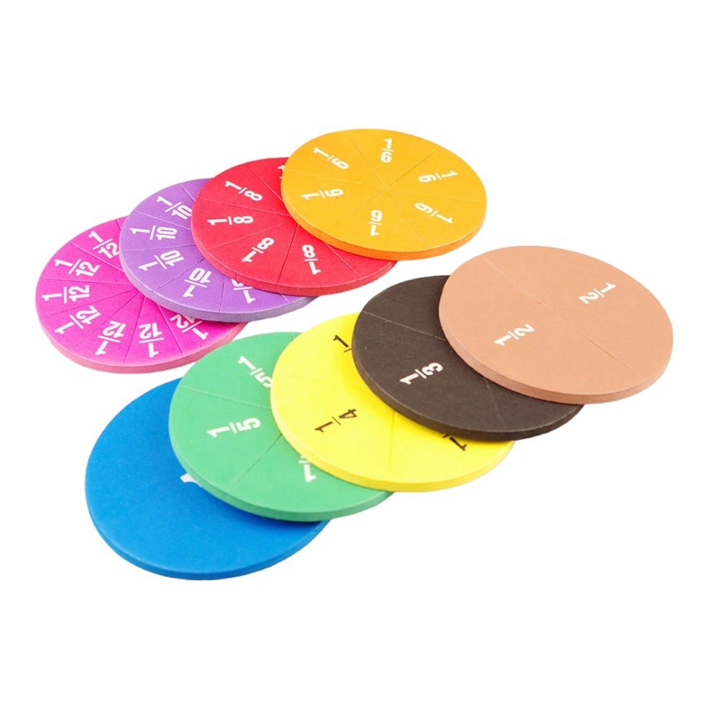51 - Pieces Fraction Set - Visual Learning for Math Mastery - Babies Mall