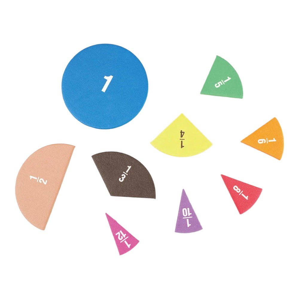 51 - Pieces Fraction Set - Visual Learning for Math Mastery - Babies Mall