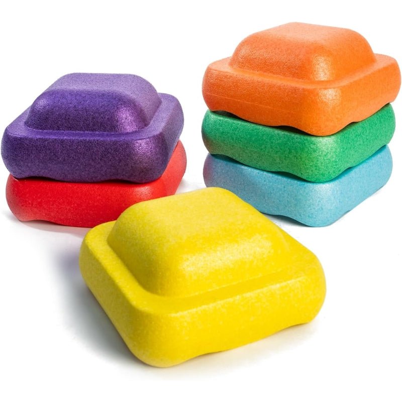6 Piece Foam Balance Stepping Stones for Kids Sensory Coordination Toy - Babies Mall