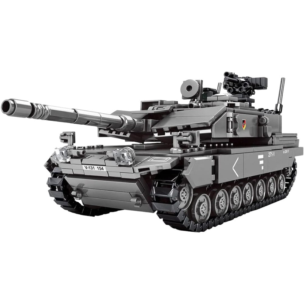 WW2 Military Tank Model - 898 Pieces, Collector’s Set