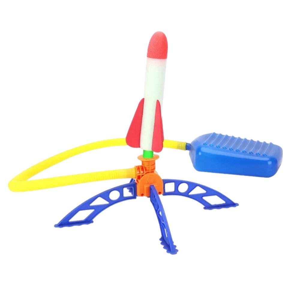 Air - Powered Rocket Launcher for Kids – Sturdy & Engaging STEM Toy - Babies Mall