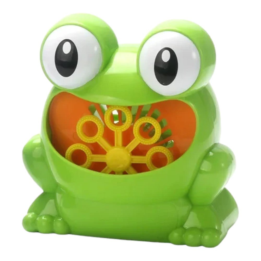 Automatic Frog Bubble Machine – High - Output, Battery - Powered - Babies Mall