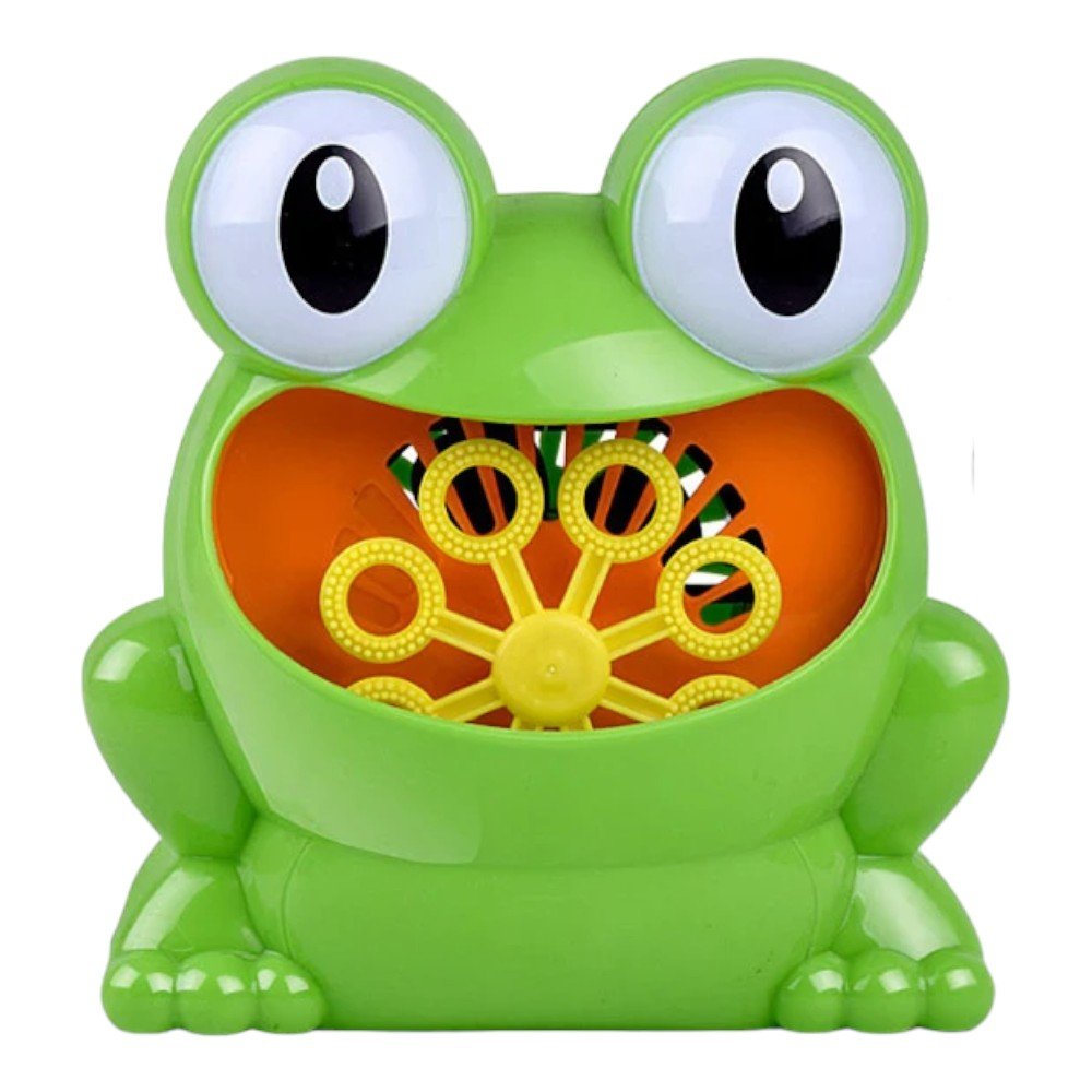 Automatic Frog Bubble Machine – High - Output, Battery - Powered - Babies Mall