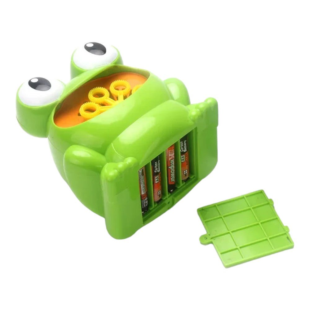 Automatic Frog Bubble Machine – High - Output, Battery - Powered - Babies Mall
