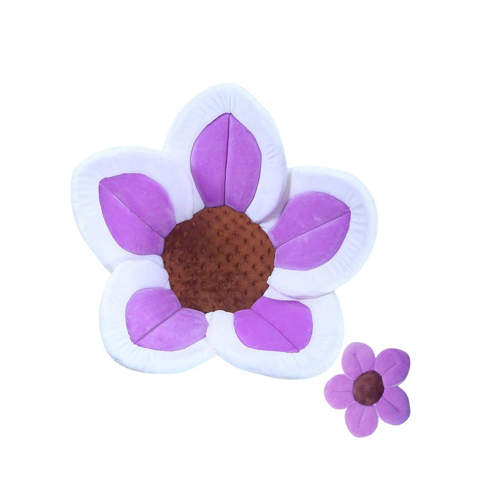 Baby Bath Flower Cushion Insert with Mini Scrub Toy - Babies Mall