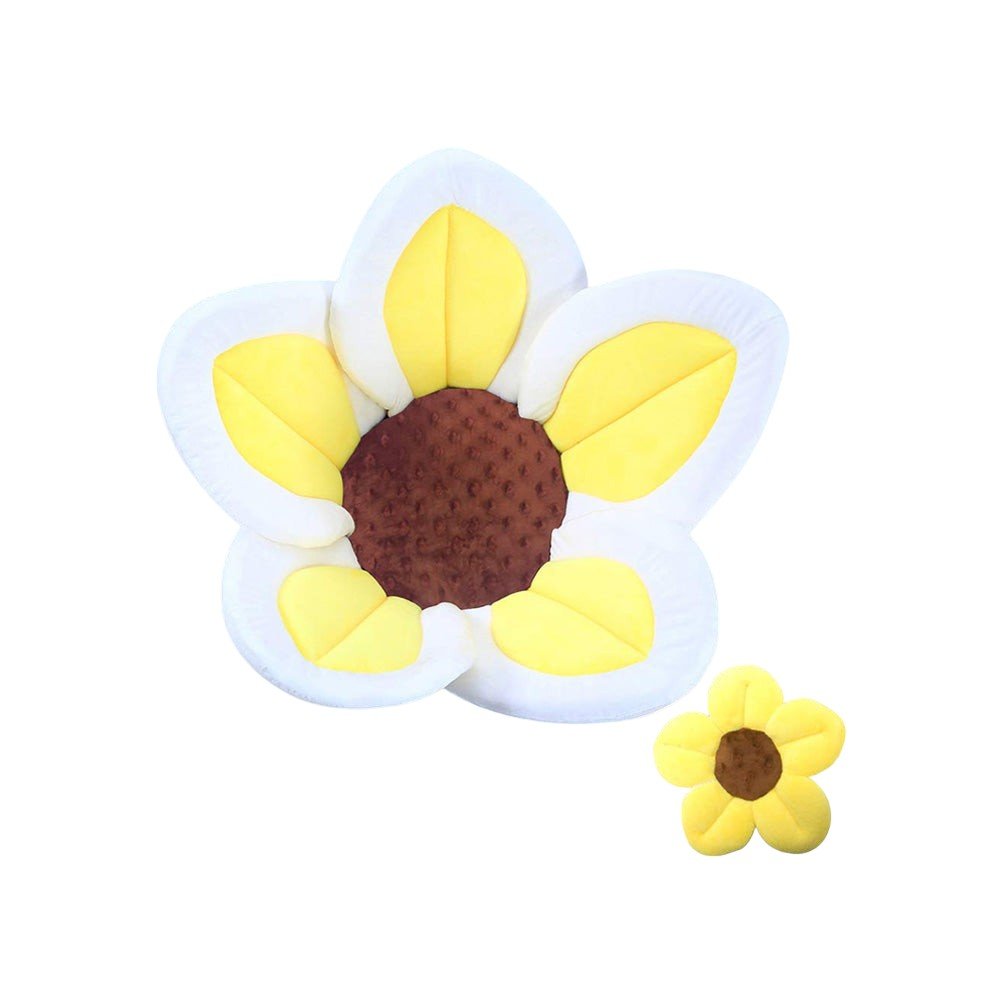 Baby Bath Flower Cushion Insert with Mini Scrub Toy - Babies Mall