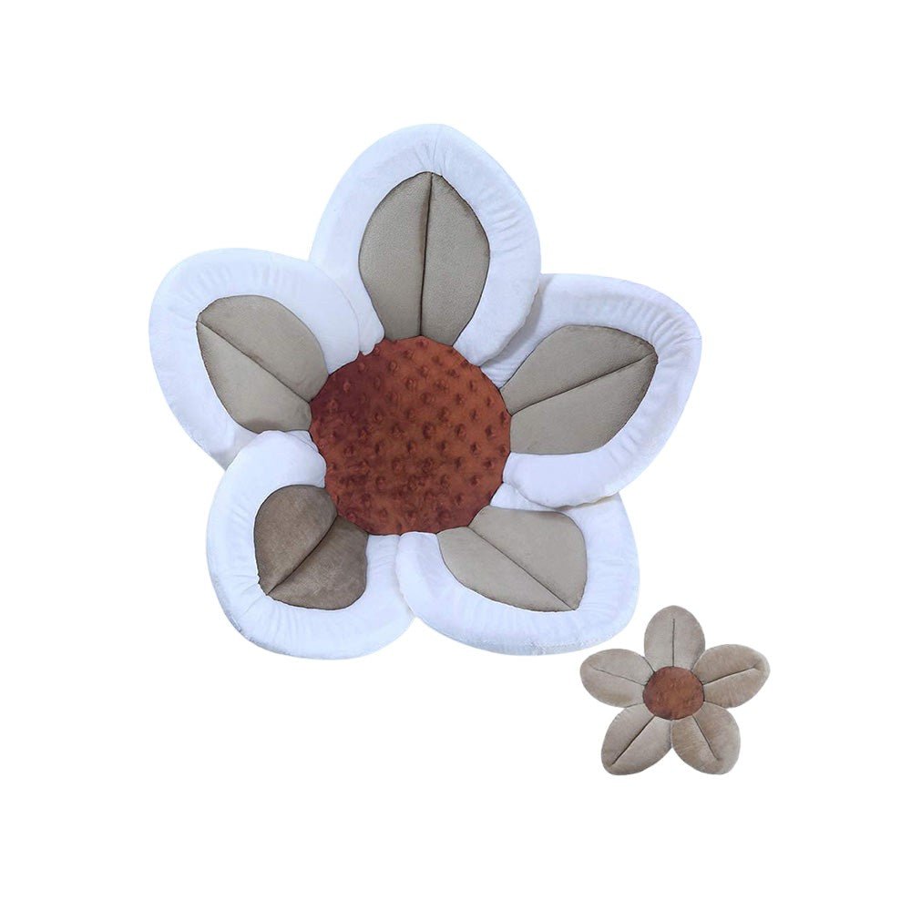 Baby Bath Flower Cushion Insert with Mini Scrub Toy - Babies Mall