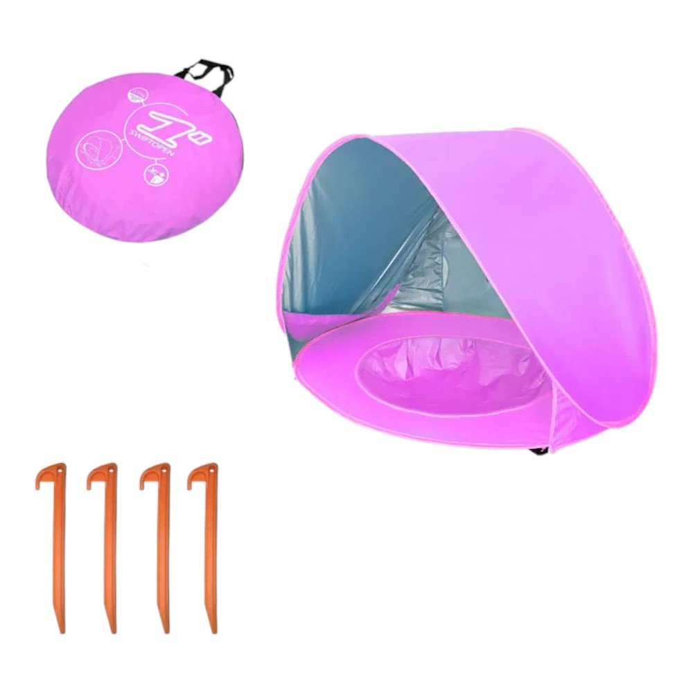 Baby Beach Tent with Mini Pool – Pop - Up Sun Shelter in 3 Colors - Babies Mall