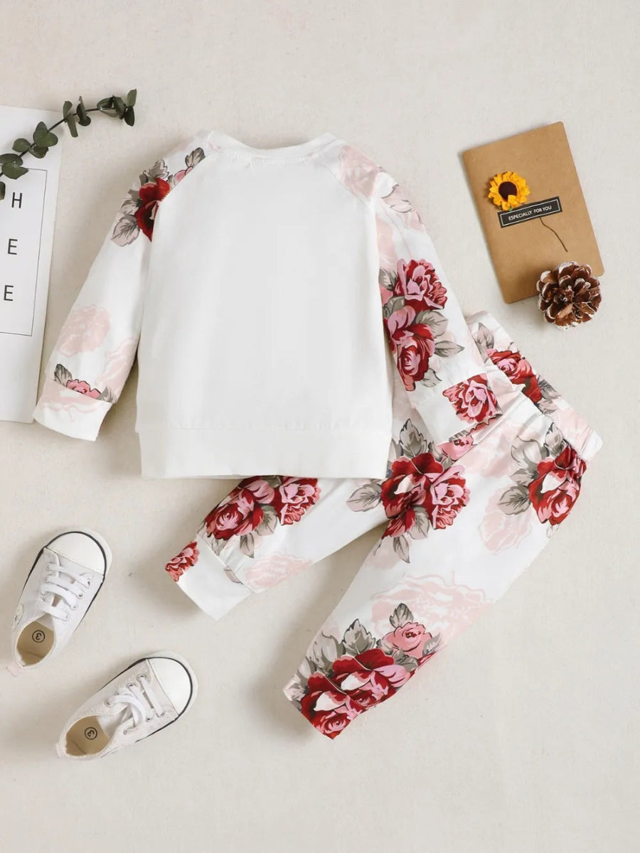 Baby long sleeve outfit set with pockets – 3M to 24M - Babies Mall