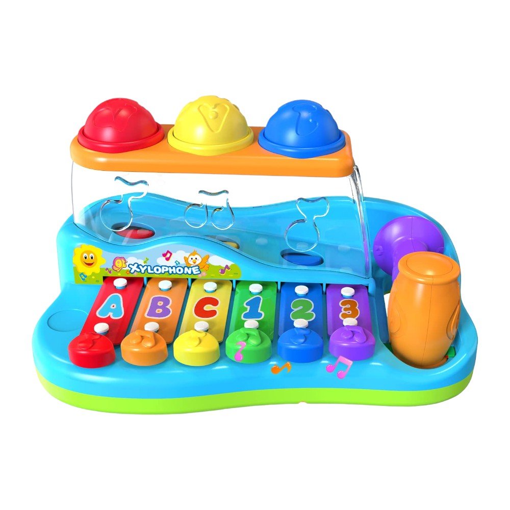 Baby Musical Toy – Light - Up Xylophone & Keyboard for Toddlers - Babies Mall
