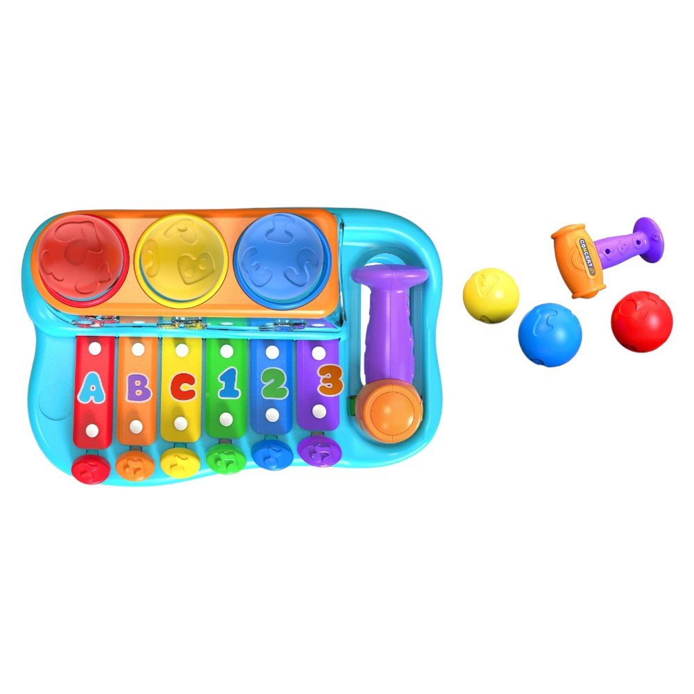 Baby Musical Toy – Light - Up Xylophone & Keyboard for Toddlers - Babies Mall