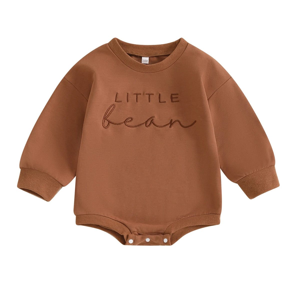 Baby Sweatshirt Bodysuit Letter Embroidery Long Sleeve Clothes - Babies Mall