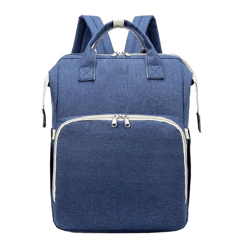 Backpack with Foldable Crib, USB Port, Bottle Holder - Babies Mall