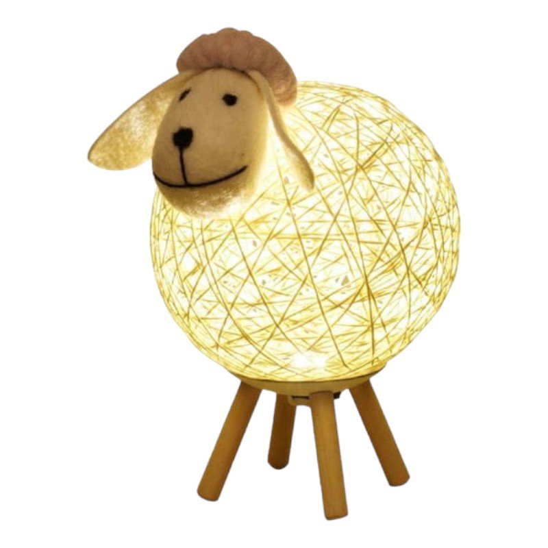 Battery - Powered Sheep Silicone Night Light – Tap Control & Portable - Babies Mall