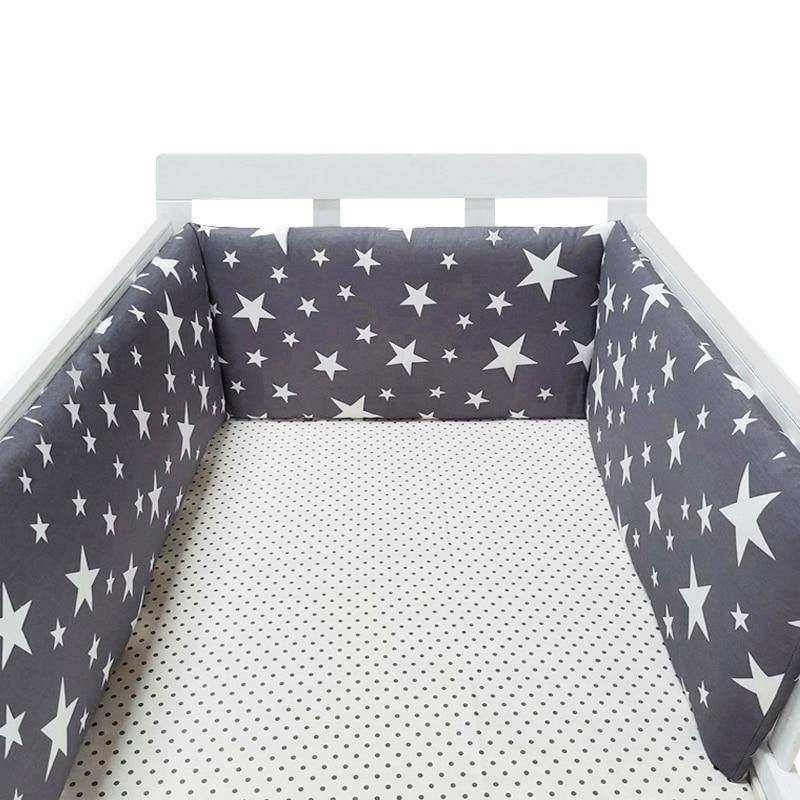 Breathable Baby Crib Padded Bumper – Mesh Cot Liner for Standard Cribs - Babies Mall