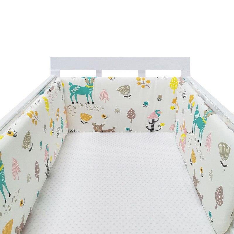 Breathable Baby Crib Padded Bumper – Mesh Cot Liner for Standard Cribs - Babies Mall