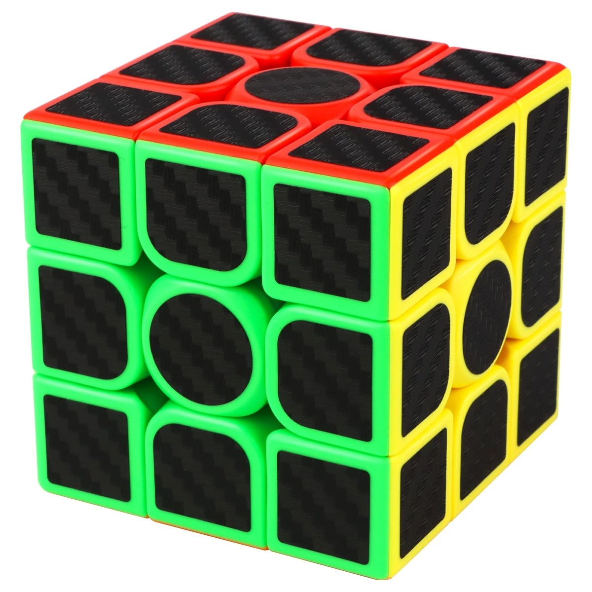 Carbon Fiber Rubik’s Cube Set for Every Skill Level 2x2, 3x3, 4x4, 5x5 - Babies Mall