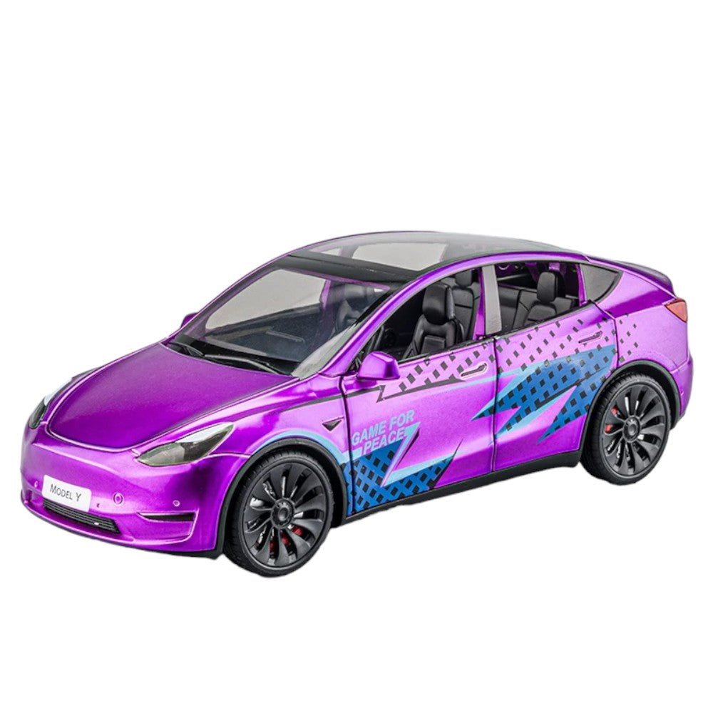 Cast Metal Car 1:24 Scale – Lights & Sounds, Model Toy - Babies Mall