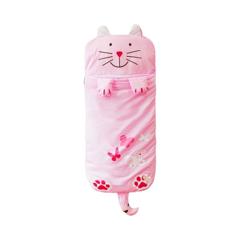 Children’s Cotton Animal Sleeping Bag, 55 inches, 4 Designs - Babies Mall