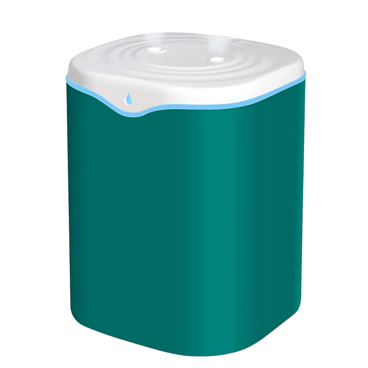 Cold Mist Humidifier 2L, USB Air Purifier for Bedroom, Green & White - Babies Mall