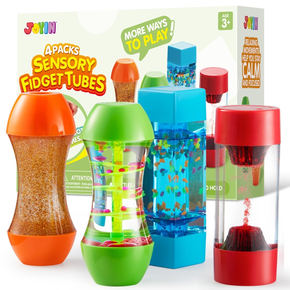 Colorful Liquid Motion Tubes Engaging Sensory Focus Stress Relief Toy - Babies Mall