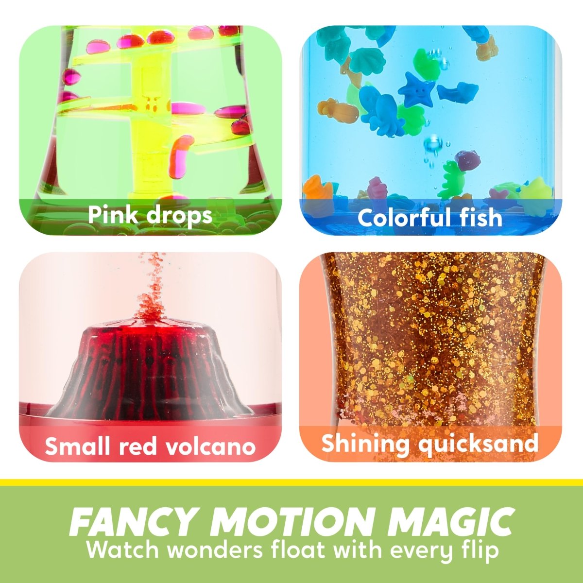 Colorful Liquid Motion Tubes Engaging Sensory Focus Stress Relief Toy - Babies Mall