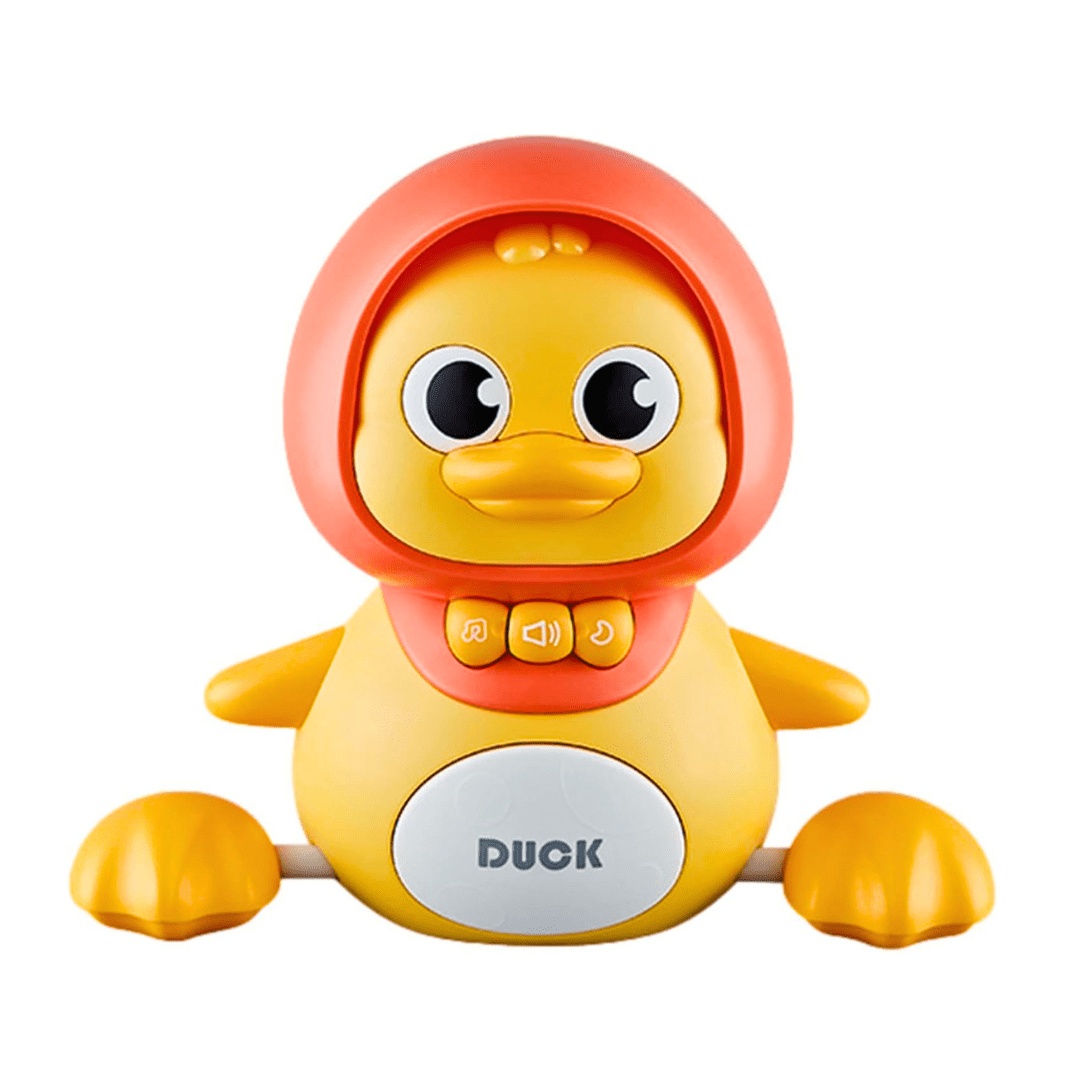 Crawling Duck Toy Music, LED Night Light, Sounds - Magnetic Ducklings - Babies Mall