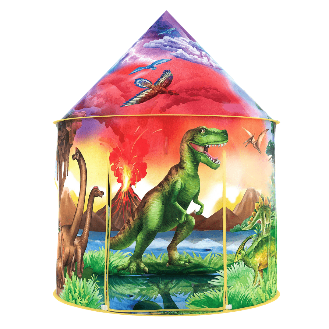 Dinosaur Play Tent for Kids Indoor & Outdoor with Roaring Sound Button - Babies Mall